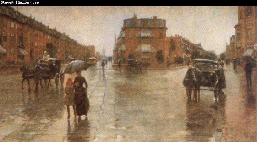 Childe Hassam Rainy Day